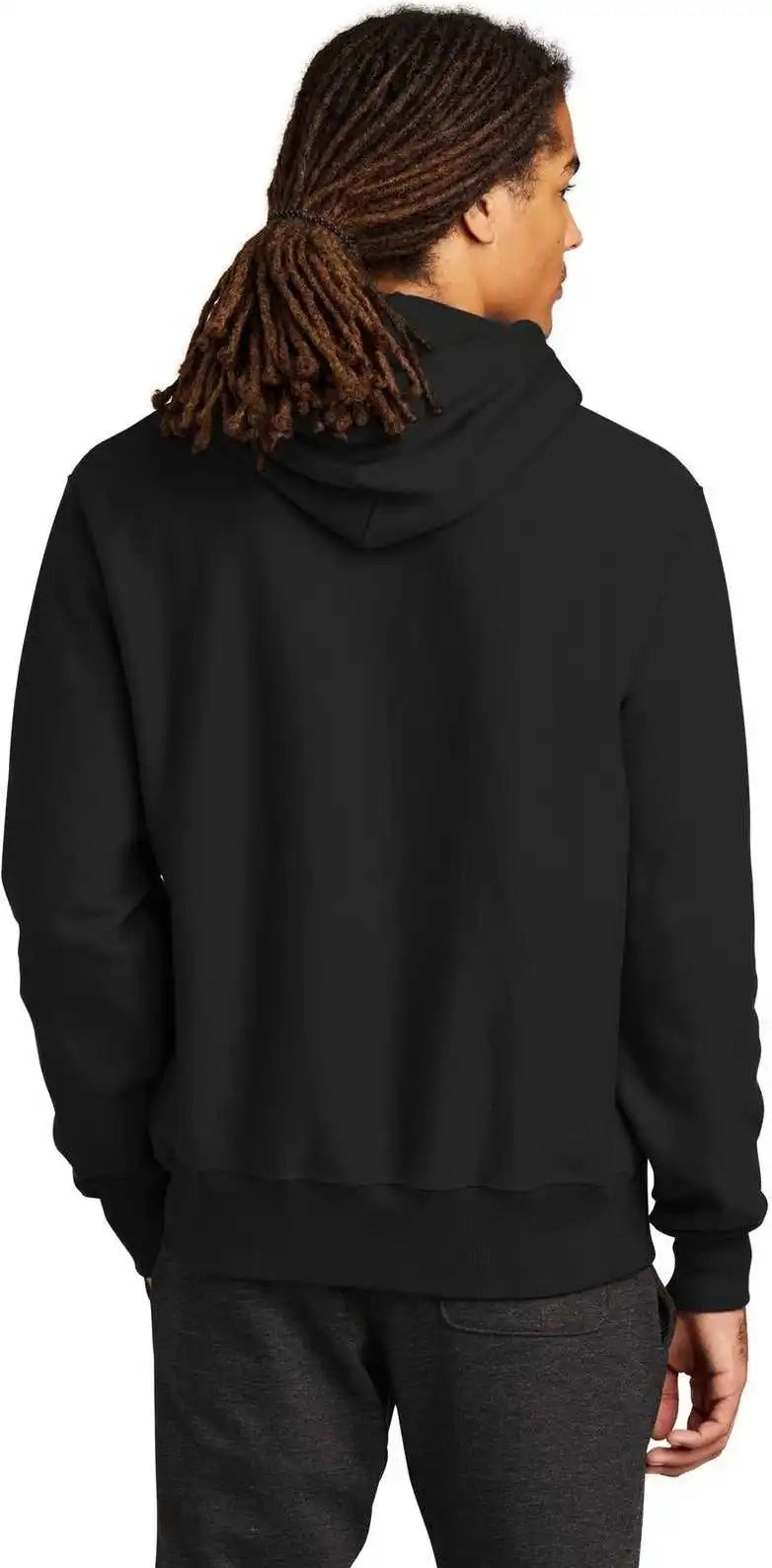Champion S101 Reverse Weave Hooded Sweatshirt - Black