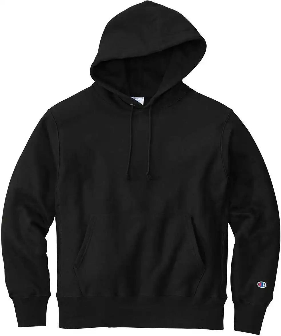 Champion S101 Reverse Weave Hooded Sweatshirt - Black