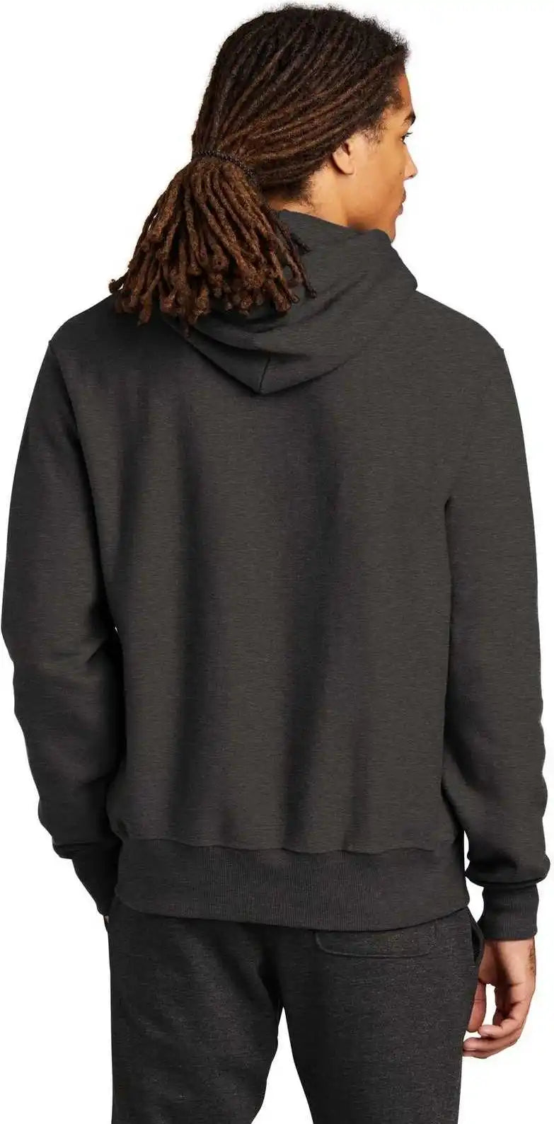Champion S101 Reverse Weave Hooded Sweatshirt Charcoal Heather