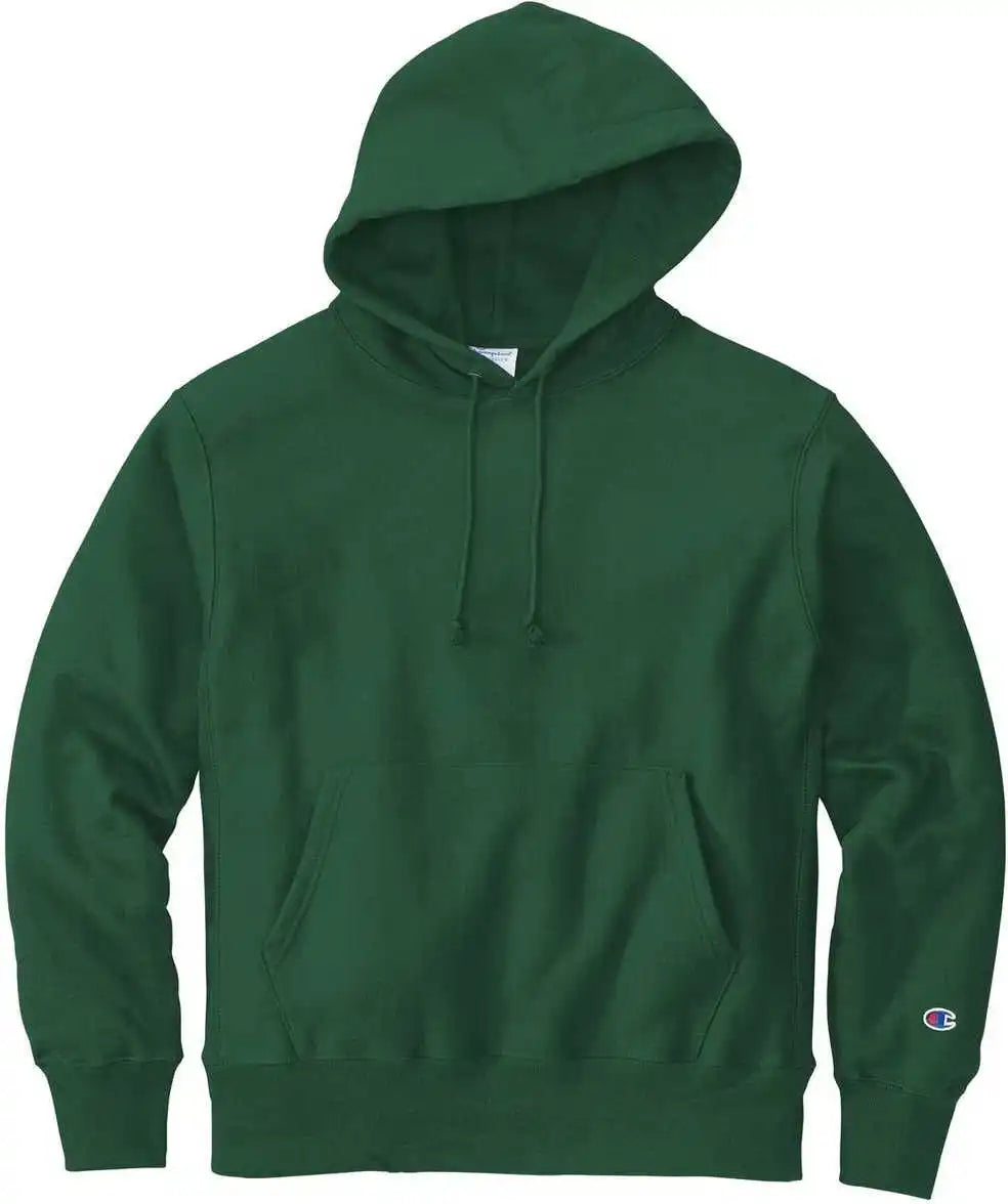Champion S101 Reverse Weave Hooded Sweatshirt - Dark Green