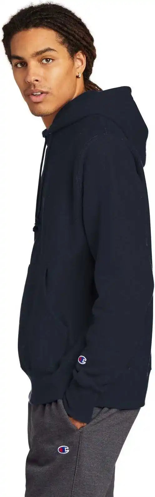 Champion S101 Reverse Weave Hooded Sweatshirt Navy