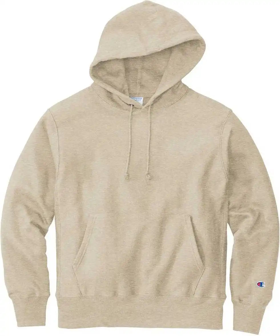 Champion S101 Reverse Weave Hooded Sweatshirt - Oatmeal Heather