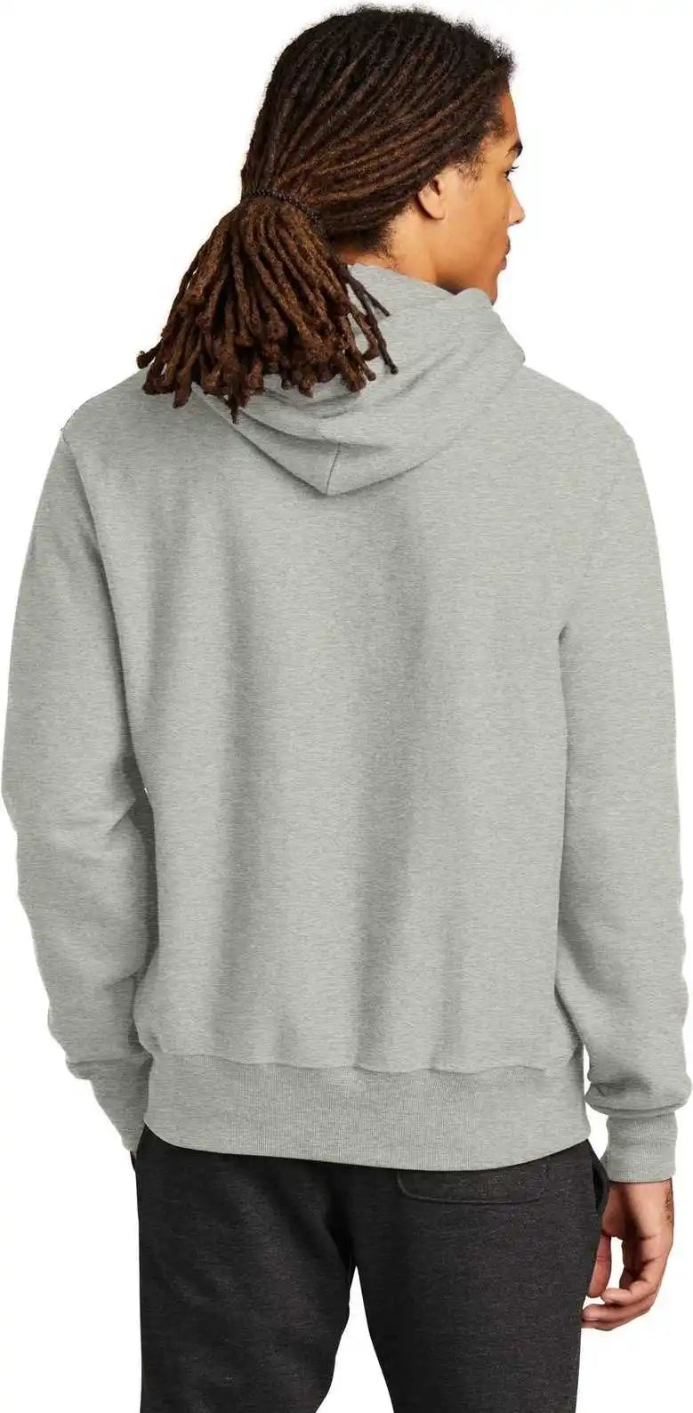 Champion S101 Reverse Weave Hooded Sweatshirt - Oxford Gray