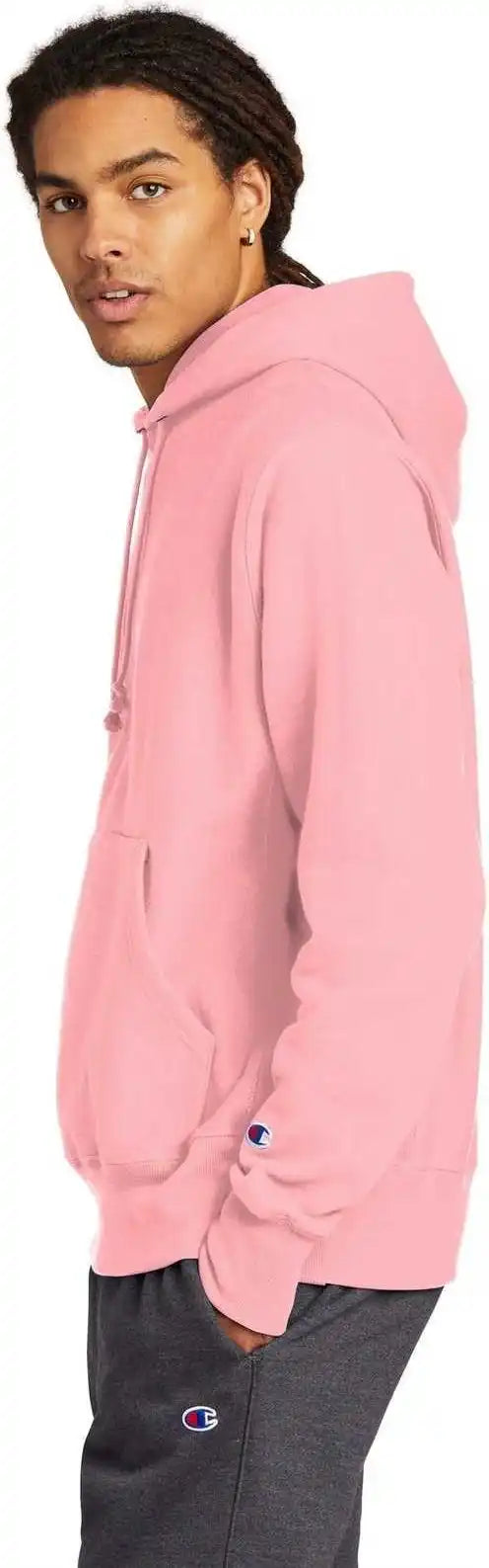 Champion S101 Reverse Weave Hooded Sweatshirt Pink Candy