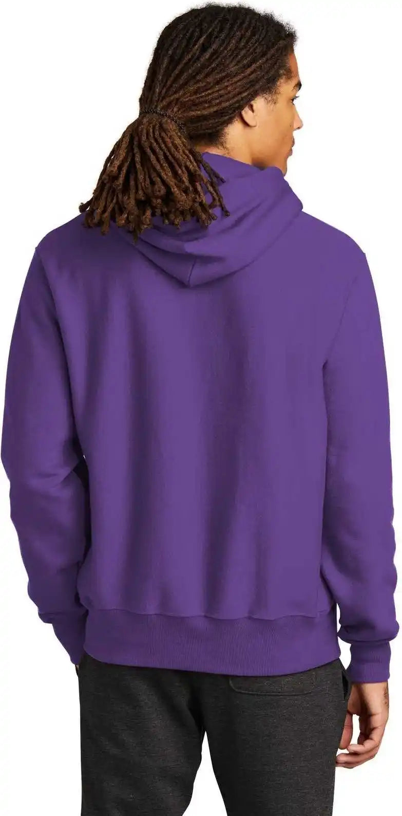 Champion S101 Reverse Weave Hooded Sweatshirt - Purple