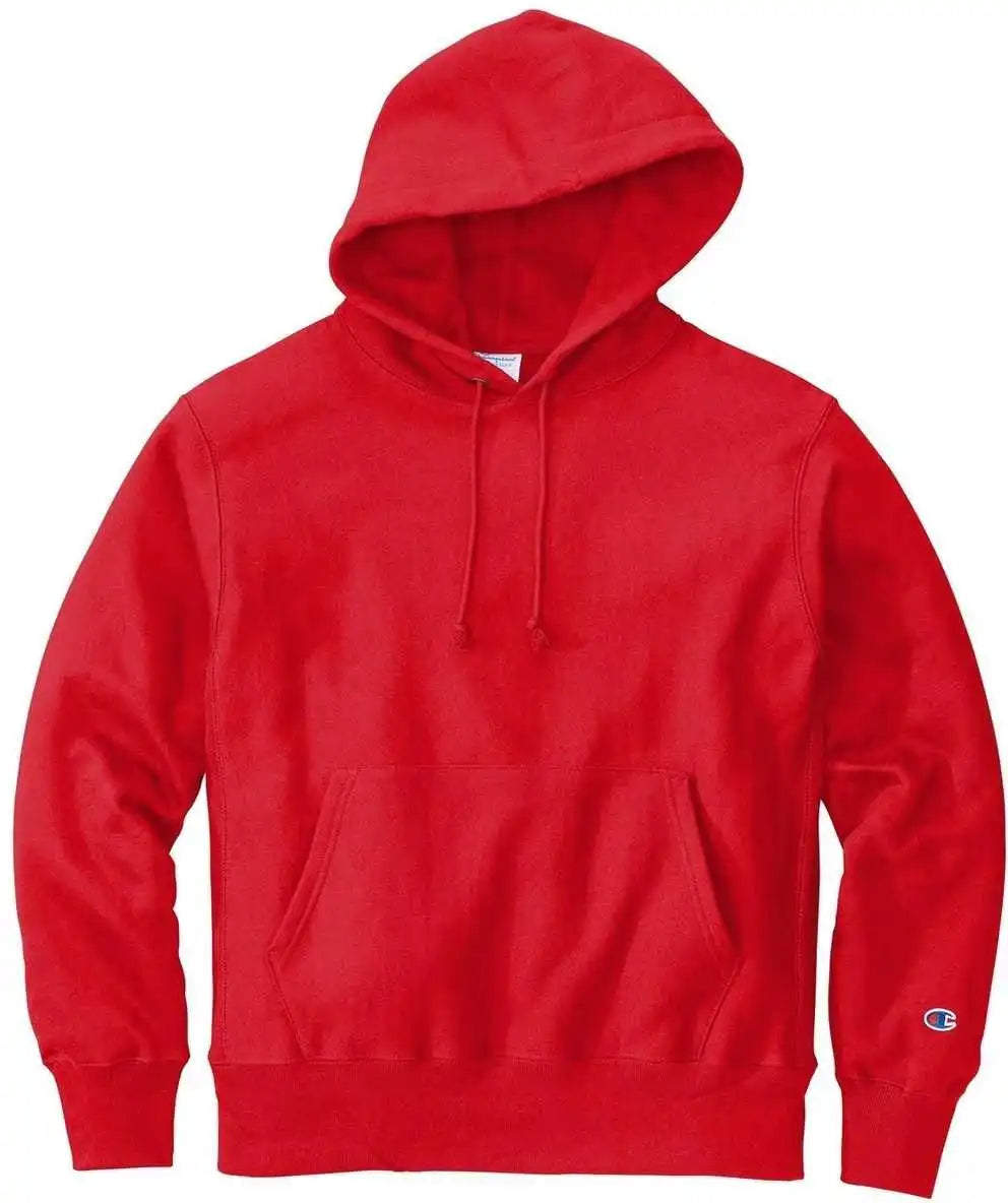 Champion S101 Reverse Weave Hooded Sweatshirt - Red