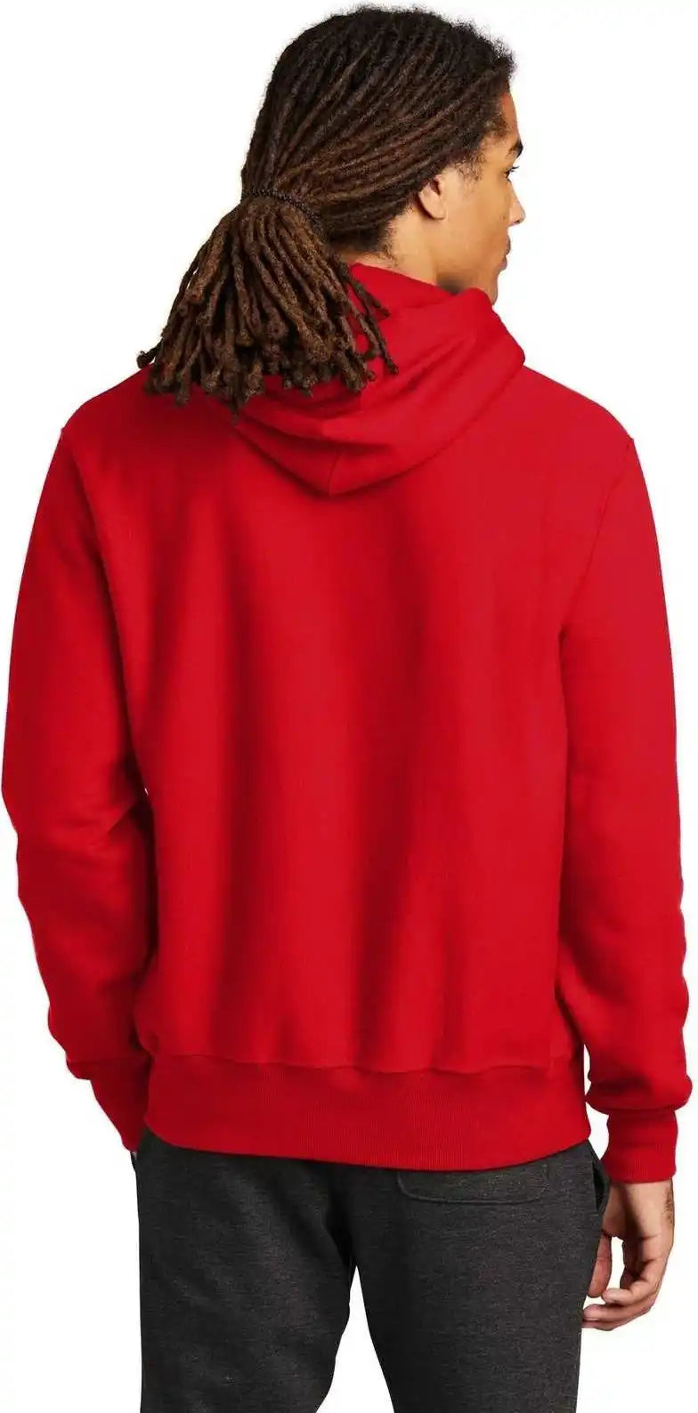 Champion S101 Reverse Weave Hooded Sweatshirt - Red