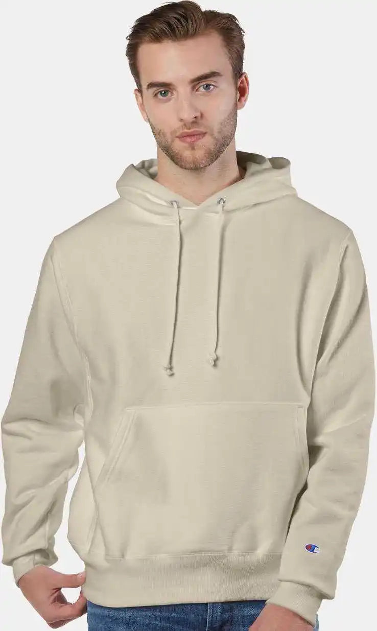 Champion S101 Reverse Weave Hooded Sweatshirt Sand