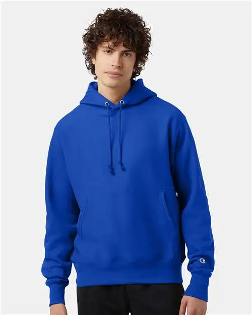 Champion S101 Reverse Weave® Hooded Sweatshirt - Athletic Royal