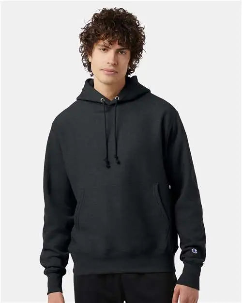 Champion S101 Reverse Weaveâ Hooded Sweatshirt - Charcoal Heather