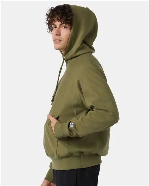 Champion S101 Reverse Weaveâ Hooded Sweatshirt - Fresh Olive