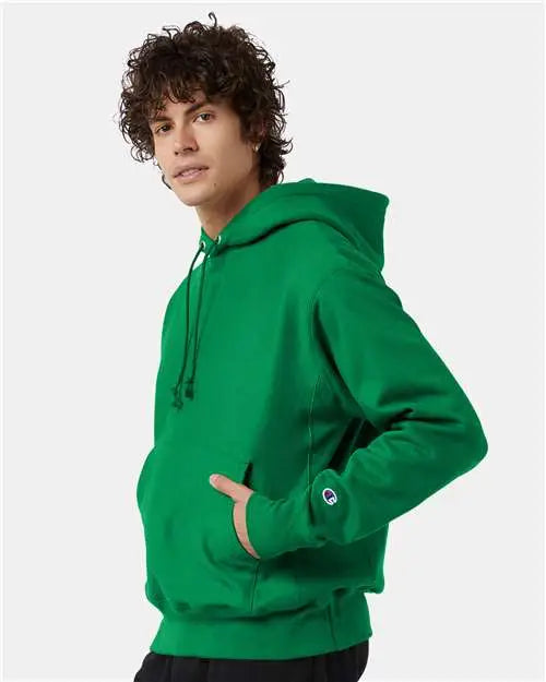 Champion S101 Reverse Weaveâ Hooded Sweatshirt - Kelly Green