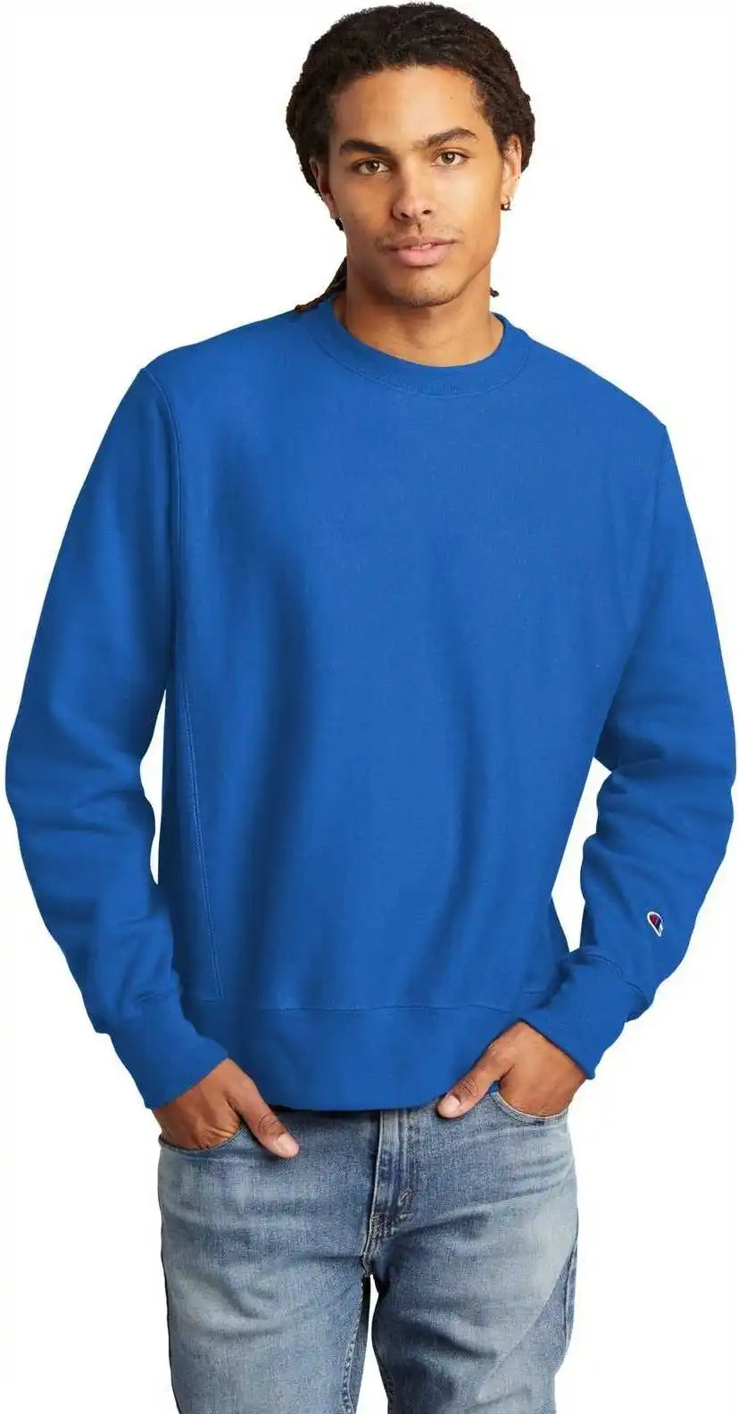 Champion S149 Reverse Weave Crewneck Sweatshirt - Athletic Royal