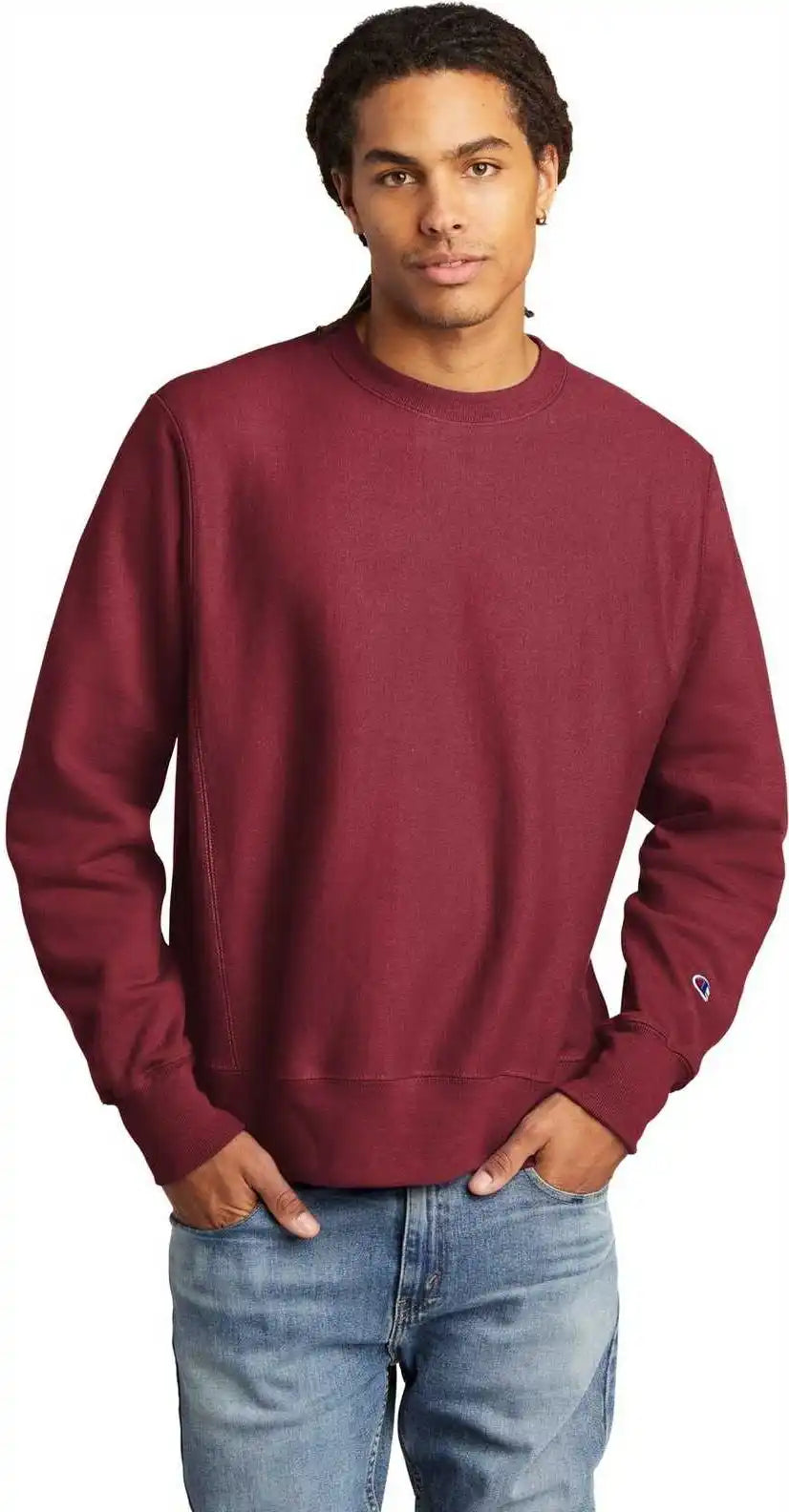 Champion S149 Reverse Weave Crewneck Sweatshirt Cardinal
