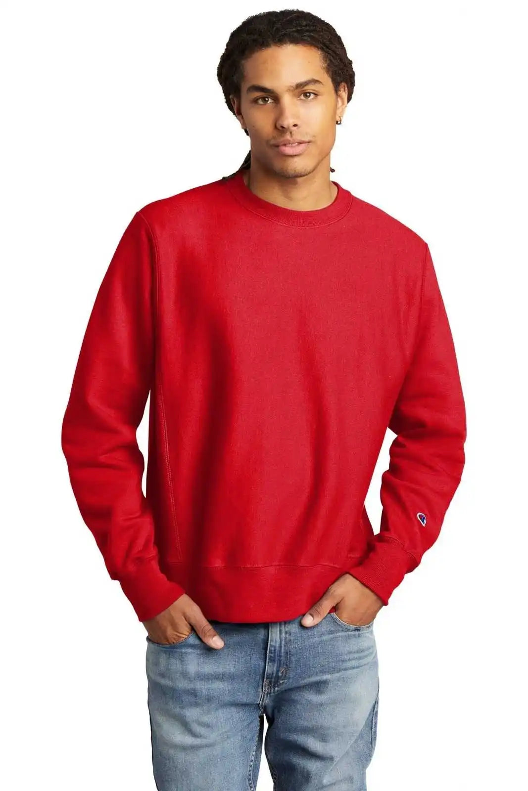 Champion S149 Reverse Weave Crewneck Sweatshirt - Red