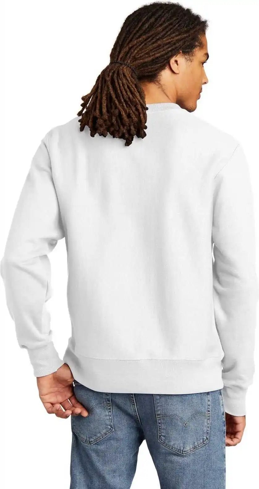 Champion S149 Reverse Weave Crewneck Sweatshirt White