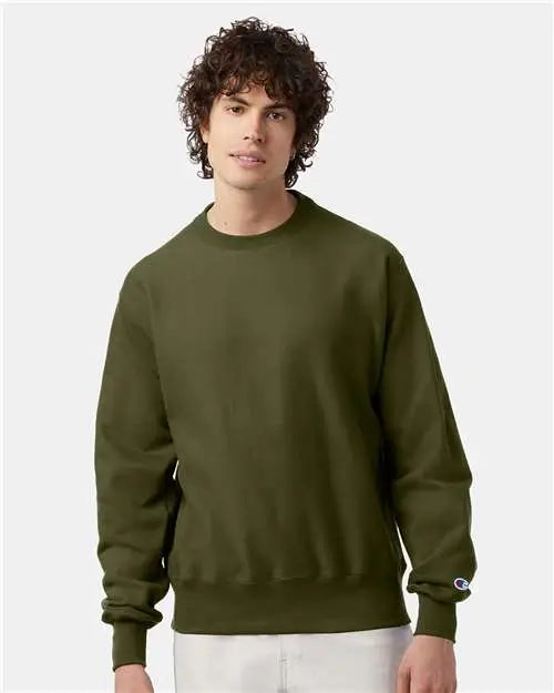 Champion S149 Reverse Weaveâ Crewneck Sweatshirt - Fresh Olive
