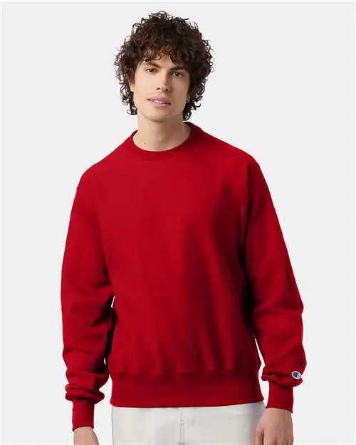 Champion S149 Reverse Weaveâ Crewneck Sweatshirt - Scarlet
