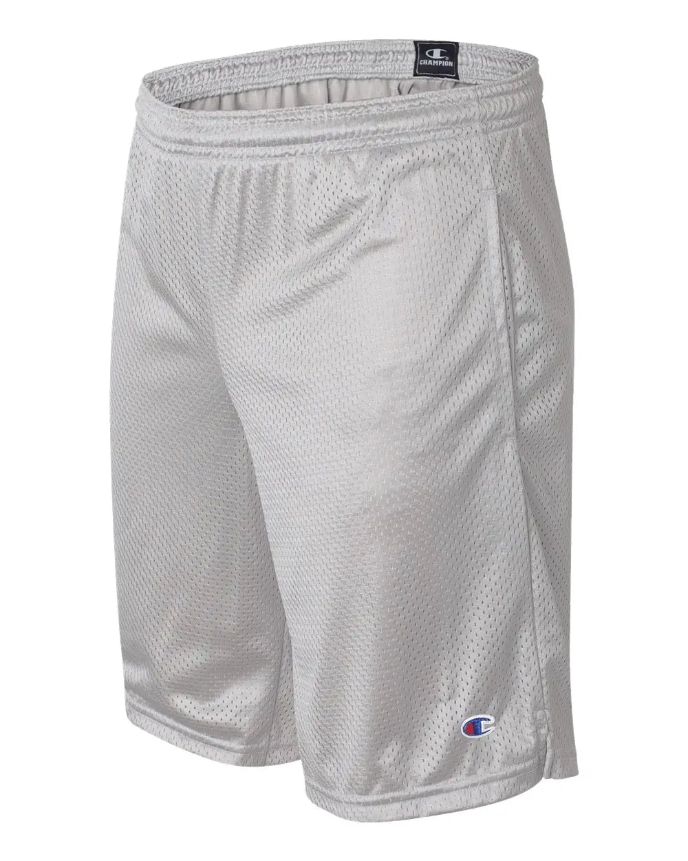 Champion S162 Polyester Mesh 9’’ Shorts with Pockets - Athletic Grey - Gray / s