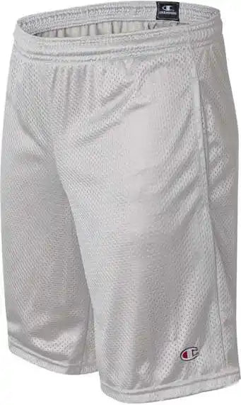 Champion S162 Polyester Mesh 9’’ Shorts with Pockets - Athletic Grey