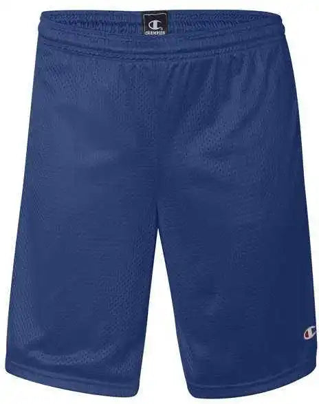 Champion S162 Polyester Mesh 9’’ Shorts with Pockets - Athletic Royal