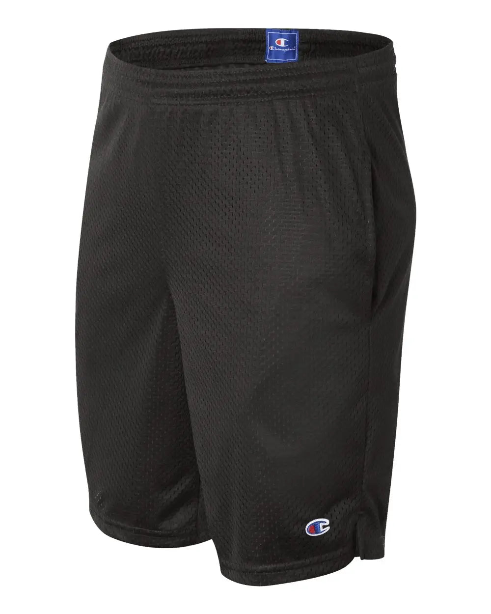 Champion S162 Polyester Mesh 9’’ Shorts with Pockets - Black