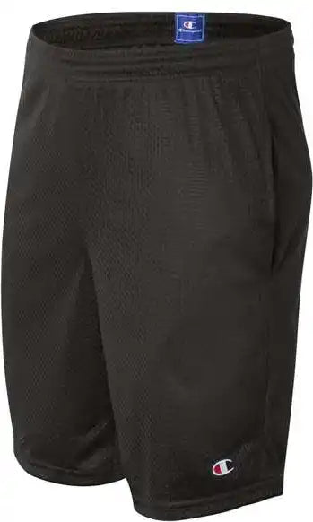 Champion S162 Polyester Mesh 9’’ Shorts with Pockets Black