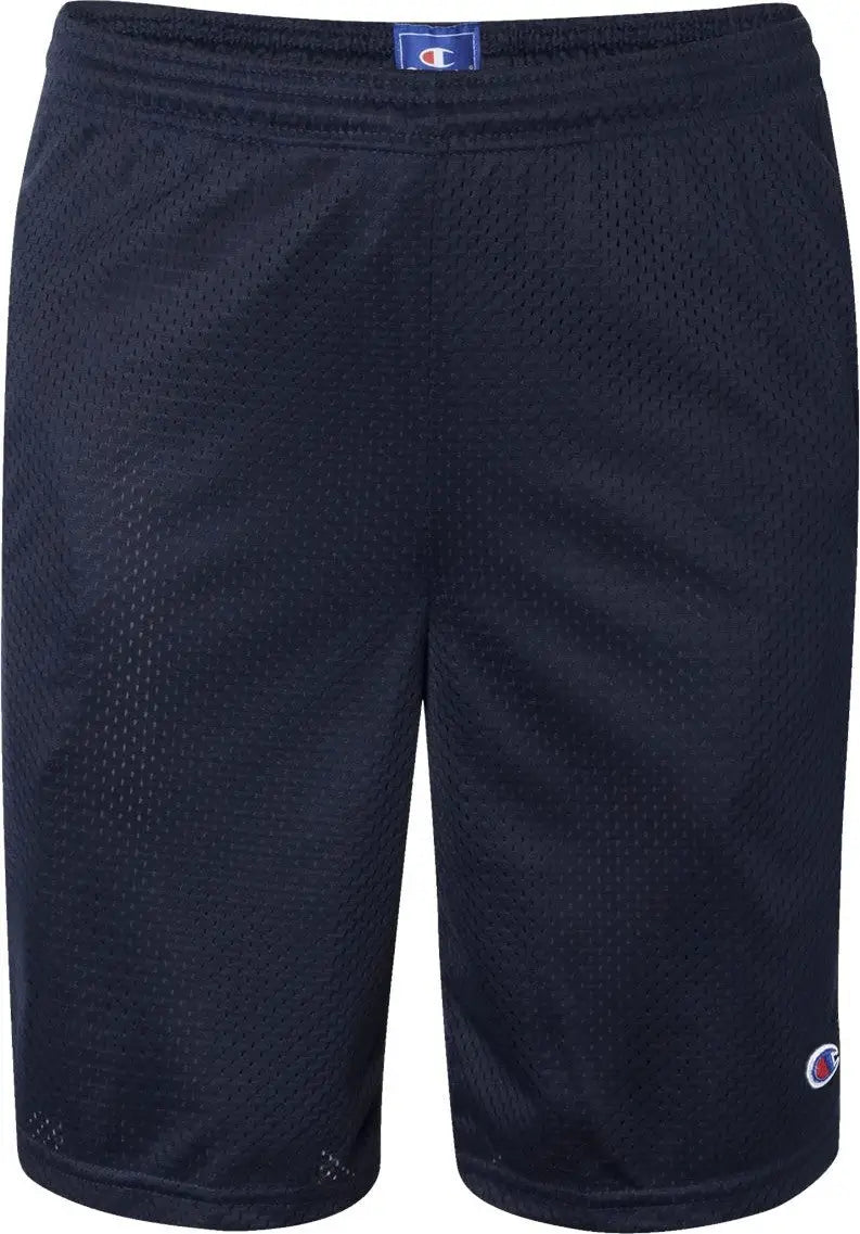Champion S162 Polyester Mesh 9’’ Shorts with Pockets - Navy