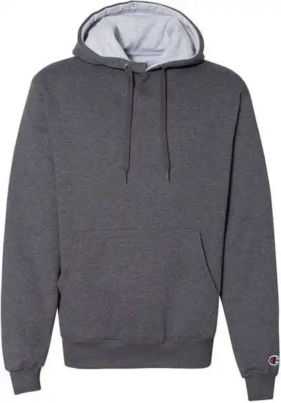 Champion S171 Cotton Max Hooded Sweatshirt - Charcoal Heather