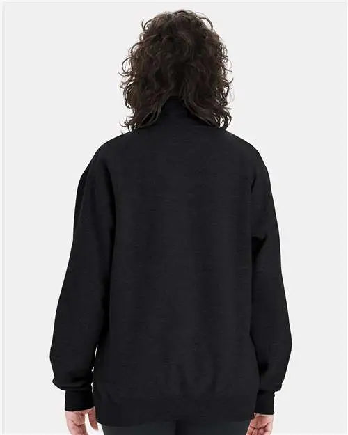 Champion S450 Powerblend® Quarter-zip Pullover - Black