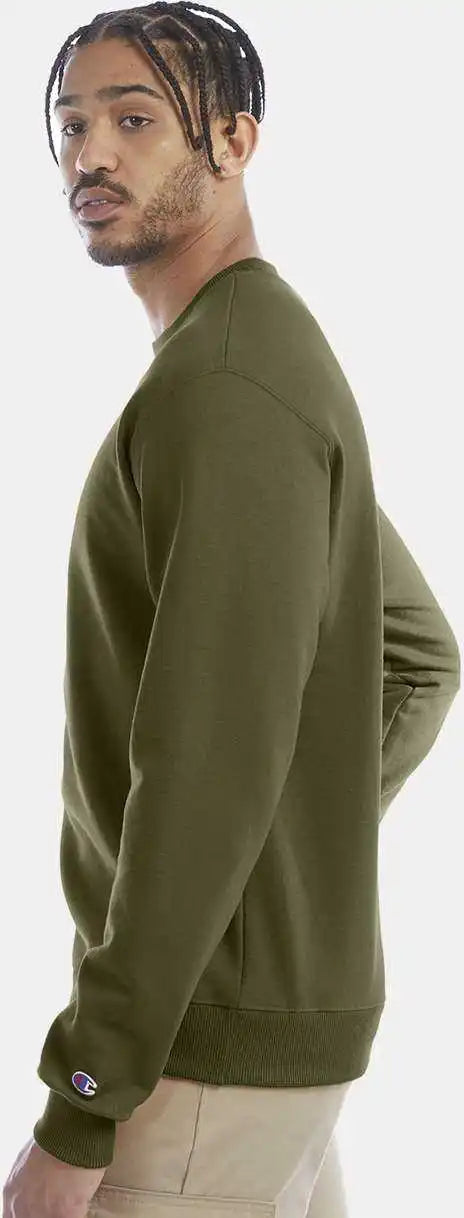 Champion S600 Double Dry Eco Crewneck Sweatshirt Fresh Olive