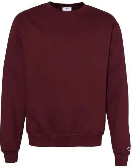 Champion S600 Double Dry Eco Crewneck Sweatshirt Maroon