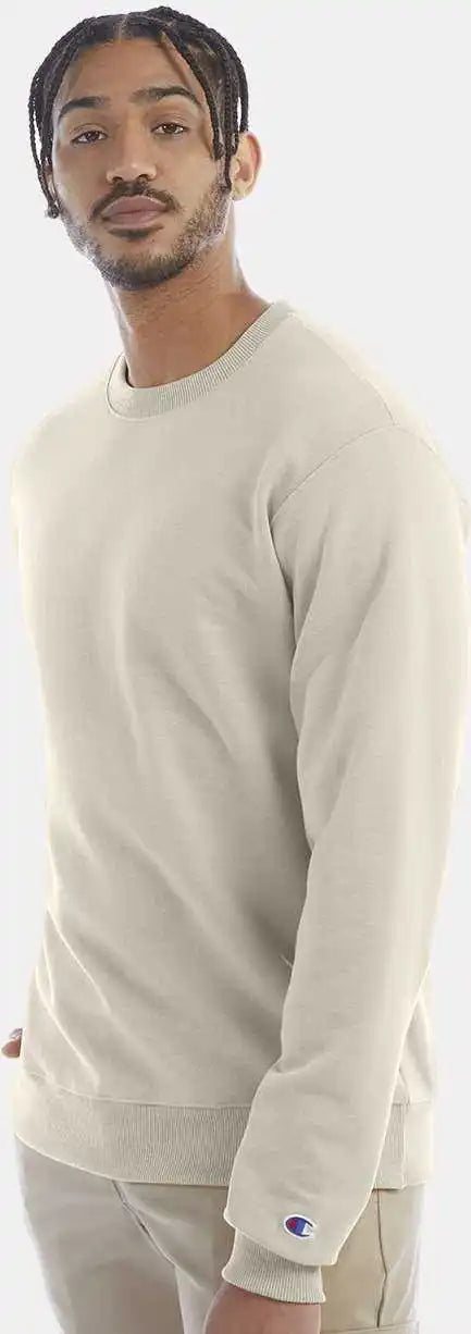 Champion S600 Double Dry Eco Crewneck Sweatshirt Sand