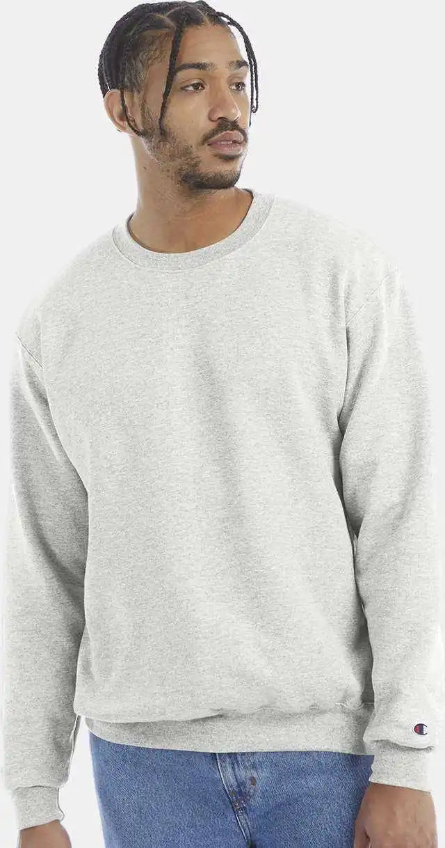 Champion S600 Double Dry Eco Crewneck Sweatshirt - Stone Grey
