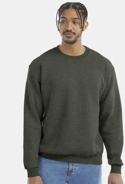 Champion S600 Powerblend Crewneck Sweatshirt - Dark Green Heather