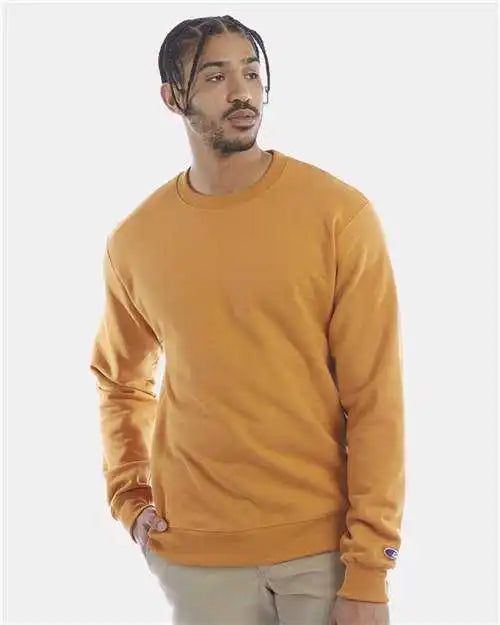 Champion S600 Powerblend Crewneck Sweatshirt - Gold Glint