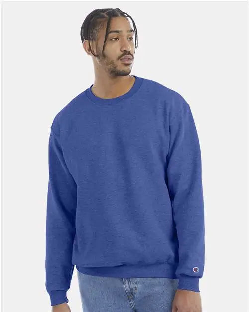 Champion S600 Powerblend® Crewneck Sweatshirt - Royal Blue Heather