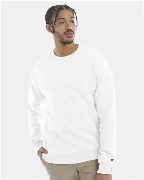 Champion S600 Powerblend® Crewneck Sweatshirt - White