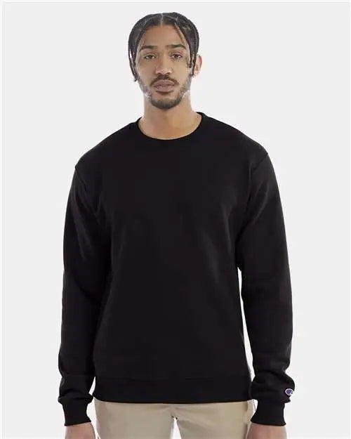 Champion S600 Powerblendâ Crewneck Sweatshirt - Black