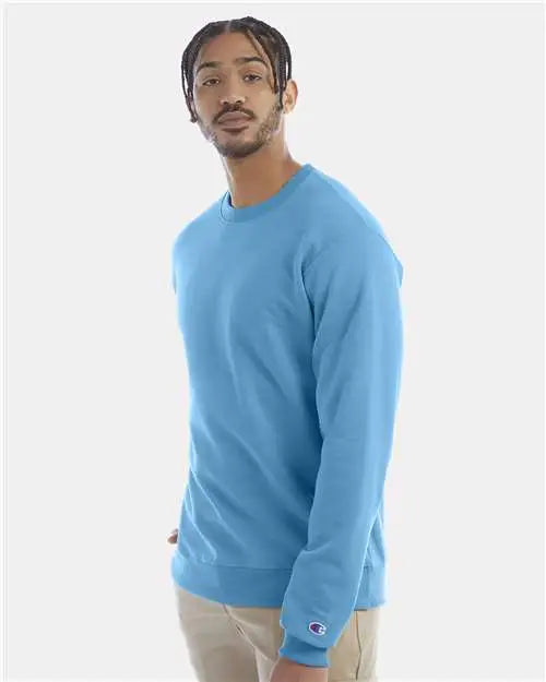 Champion S600 Powerblendâ Crewneck Sweatshirt - Blue Lagoon
