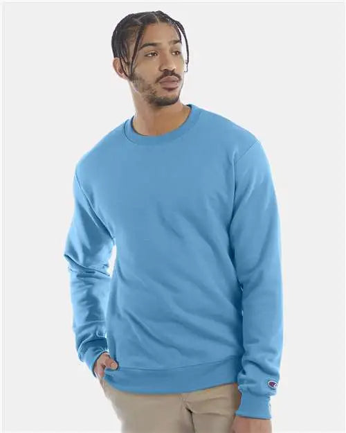Champion S600 Powerblendâ Crewneck Sweatshirt - Blue Lagoon