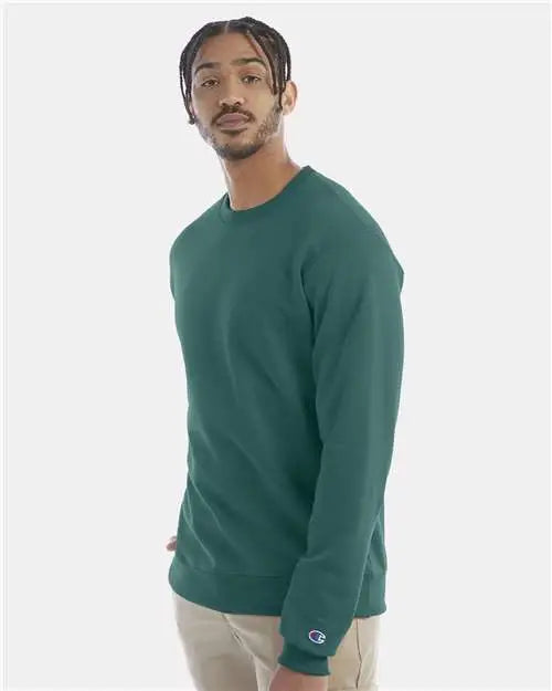 Champion S600 Powerblendâ Crewneck Sweatshirt - Emerald Green