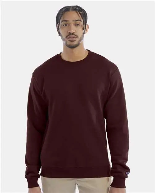 Champion S600 Powerblendâ Crewneck Sweatshirt - Maroon