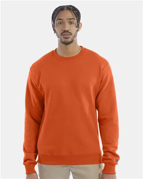 Champion S600 Powerblendâ Crewneck Sweatshirt - Orange