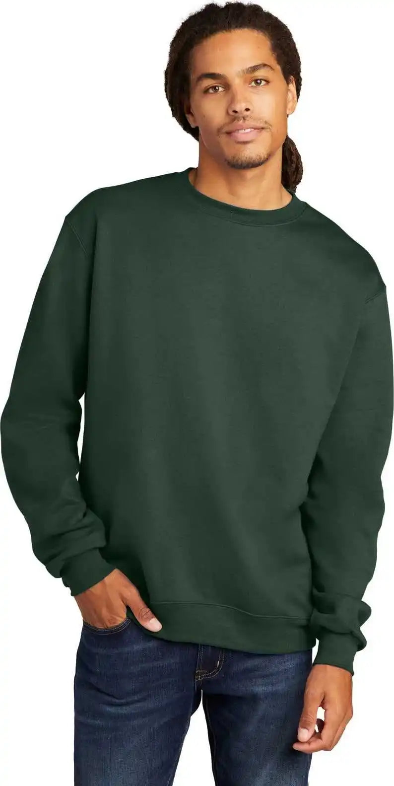 Champion S6000 Powerblend Crewneck Sweatshirt - Dark Green