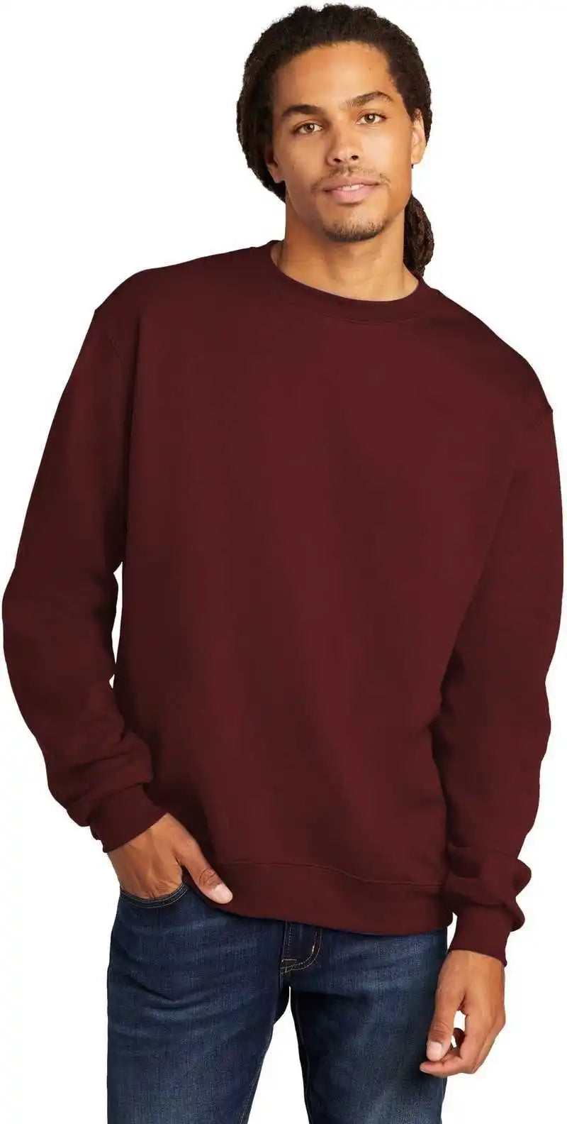 Champion S6000 Powerblend Crewneck Sweatshirt Maroon