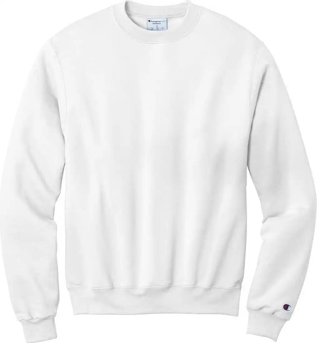 Champion S6000 Powerblend Crewneck Sweatshirt White