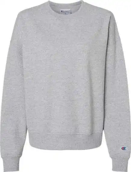 Champion S650 Women’s Powerblend Crewneck Sweatshirt Light Steel