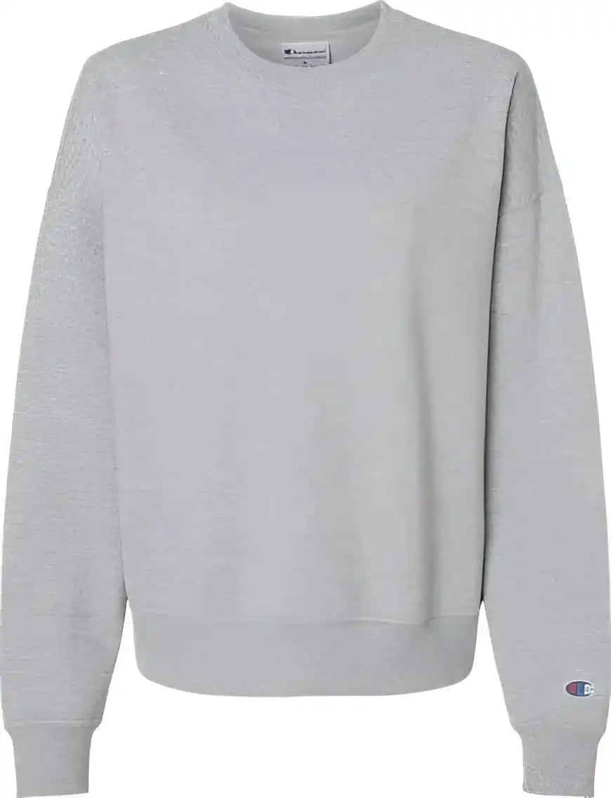 Champion S650 Women’s Powerblend Crewneck Sweatshirt Light Steel