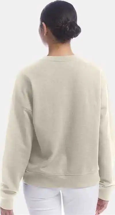 Champion S650 Women’s Powerblend Crewneck Sweatshirt Sand